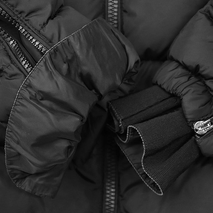 MONCLER Down jacket 100% nylon [Filling] 90% down, 10% feather black BETULA Women Used Authentic