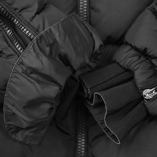 MONCLER Down jacket 100% nylon [Filling] 90% down, 10% feather black BETULA Women Used Authentic