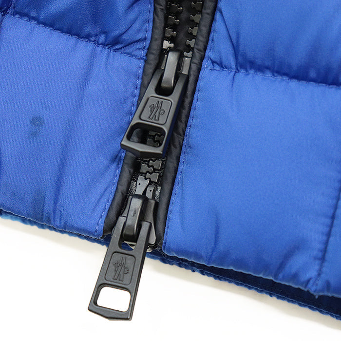 MONCLER GENIUS Down jacket 100% nylon [Filling] 90% down, 10% feather Black, Blue PLUGGERY mens 2 Used Authentic