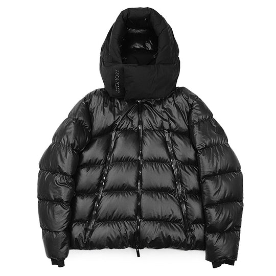 MONCLER Down jacket [Outer fabric] 100% polyester [Lining] 100% nylon [Filling] 90% down, 10% feather [Other fabric] 80% nylon, 20% polyurethane black ZUBAIR mens 2 Used Authentic