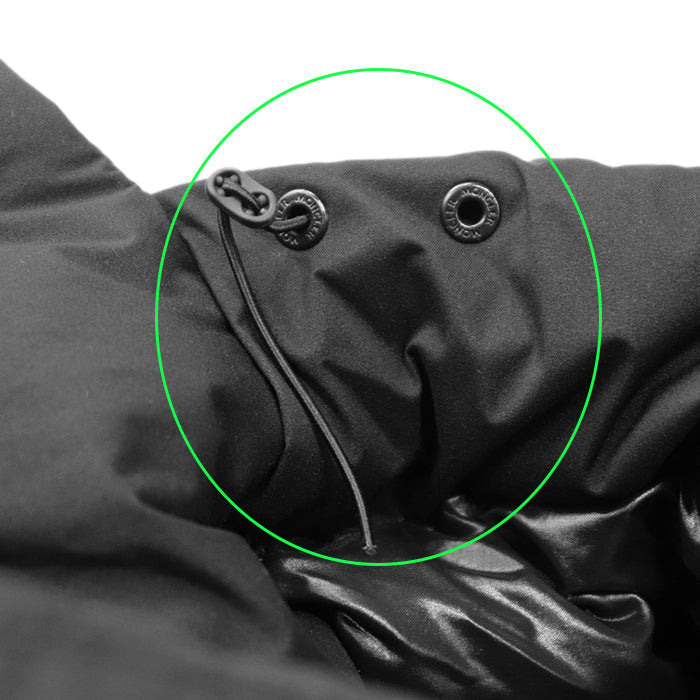 MONCLER Down jacket [Outer fabric] 100% polyester [Lining] 100% nylon [Filling] 90% down, 10% feather [Other fabric] 80% nylon, 20% polyurethane black ZUBAIR mens 2 Used Authentic