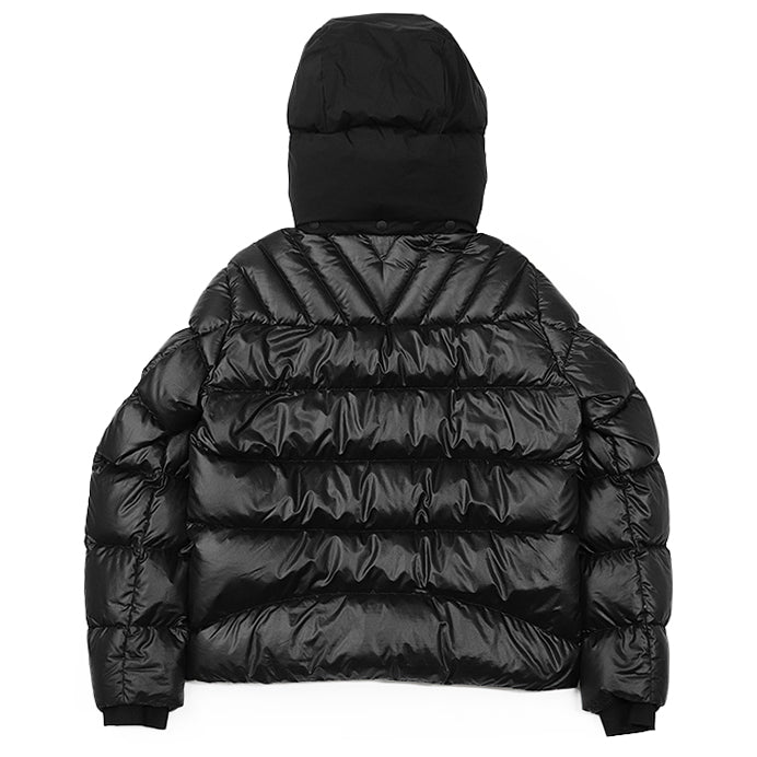 MONCLER Down jacket [Outer fabric] 100% polyester [Lining] 100% nylon [Filling] 90% down, 10% feather [Other fabric] 80% nylon, 20% polyurethane black ZUBAIR mens 2 Used Authentic