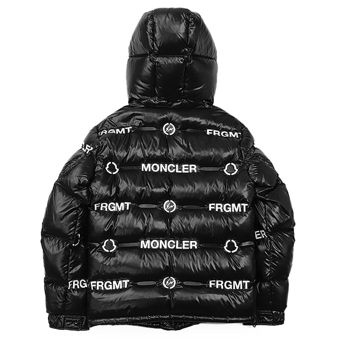 MONCLER GENIUS Down jacket 100% nylon [Filling] 90% down, 10% feather Black, White mens Used Authentic