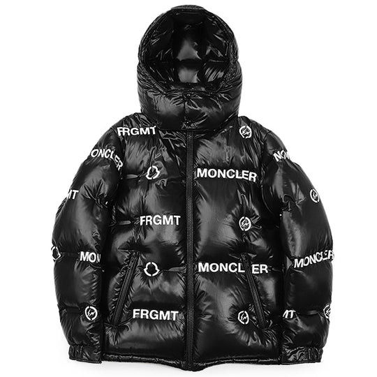 MONCLER GENIUS Down jacket 100% nylon [Filling] 90% down, 10% feather Black, White mens Used Authentic