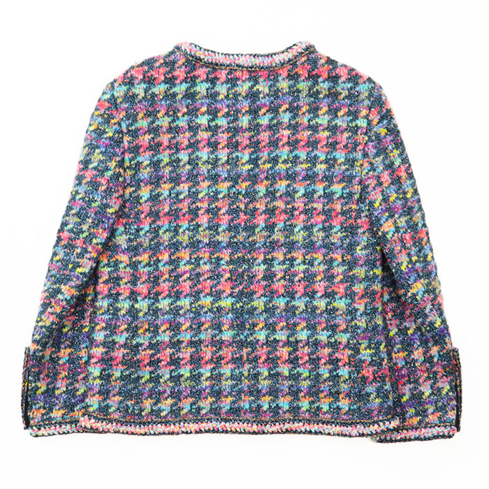 CHANEL Other outerwear [Outer material] 45% silk, 26% wool [Lining] 100% silk multicolor P64526 Women 38 Used Authentic