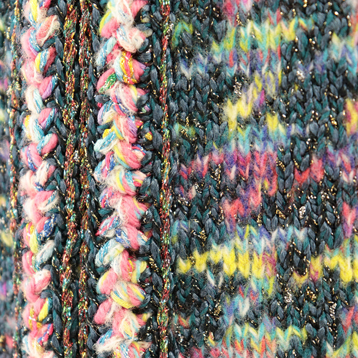 CHANEL Other outerwear [Outer material] 45% silk, 26% wool [Lining] 100% silk multicolor P64526 Women 38 Used Authentic