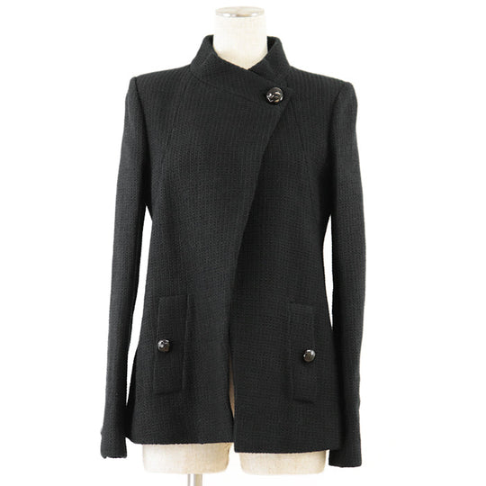 CHANEL Other outerwear [Outer material] 91% cotton, 9% polyamide [Lining] 100% silk black 38