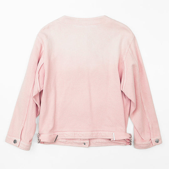CHANEL Other outerwear [Outer material] 100% cotton [Lining] 100% silk pink P60751 Women 36 Used Authentic