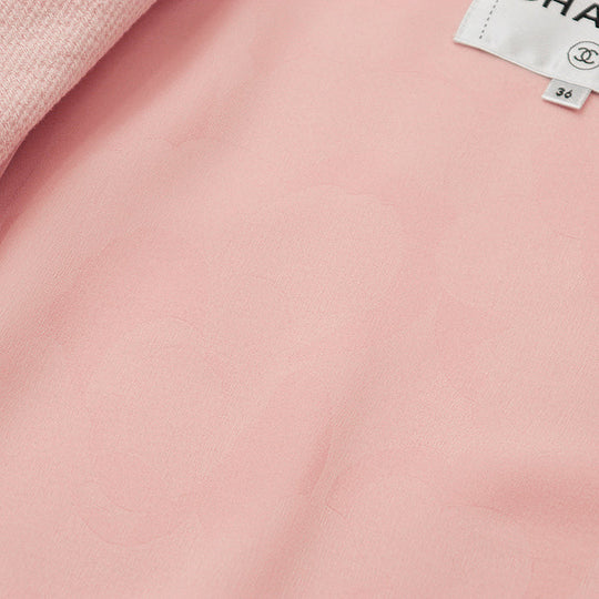 CHANEL Other outerwear [Outer material] 100% cotton [Lining] 100% silk pink P60751 Women 36 Used Authentic