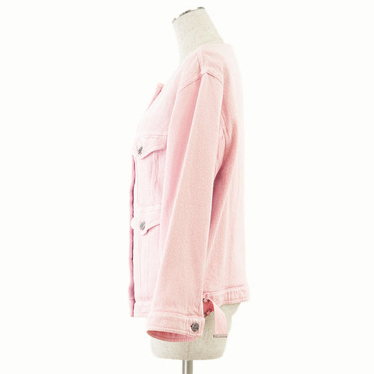 CHANEL Other outerwear [Outer material] 100% cotton [Lining] 100% silk pink P60751 Women 36 Used Authentic