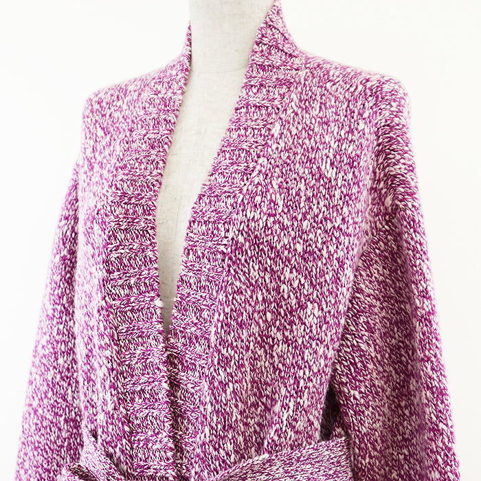 CHANEL knit cashmere Purple, White P59844 36