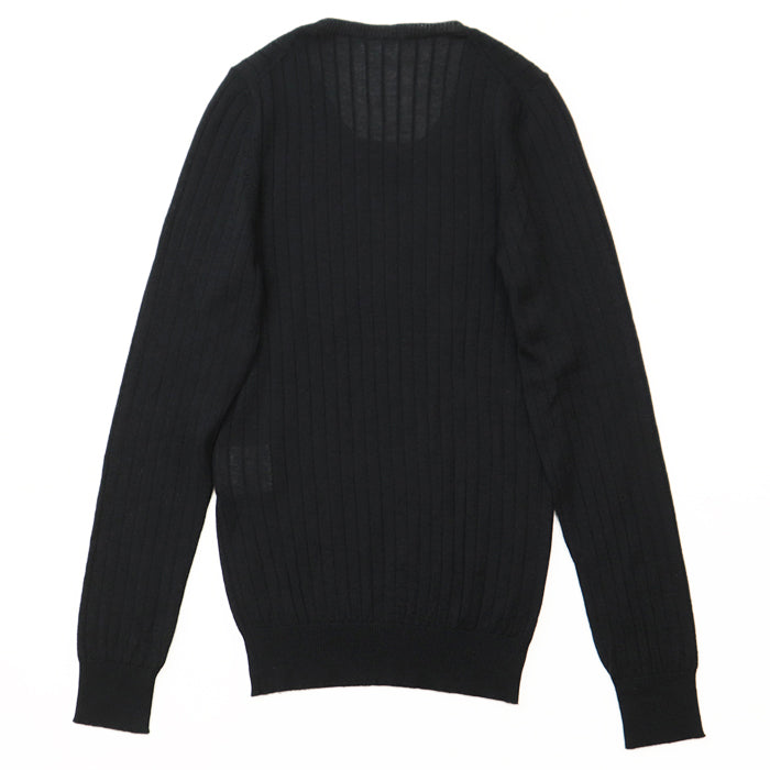 CHANEL knit [Outer material] 70% cashmere, 30% silk black 38