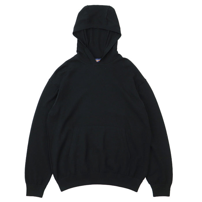 LOUIS VUITTON knit [Outer material] 98% cashmere, 1% silk black mens L Used Authentic