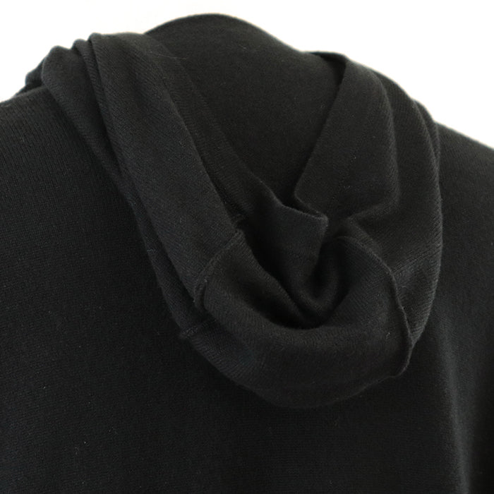 LOUIS VUITTON knit [Outer material] 98% cashmere, 1% silk black mens L Used Authentic