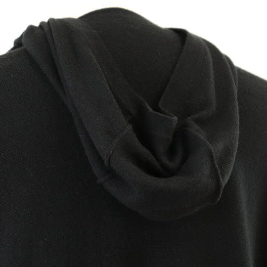 LOUIS VUITTON knit [Outer material] 98% cashmere, 1% silk black mens L Used Authentic