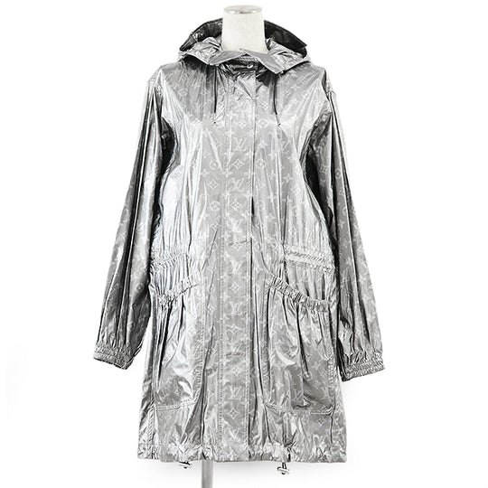LOUIS VUITTON coat 100% rayon% Cancer meta Women 38 Used Authentic
