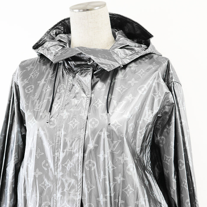 LOUIS VUITTON coat 100% rayon% Cancer meta Women 38 Used Authentic