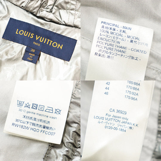 LOUIS VUITTON coat 100% rayon% Cancer meta Women 38 Used Authentic