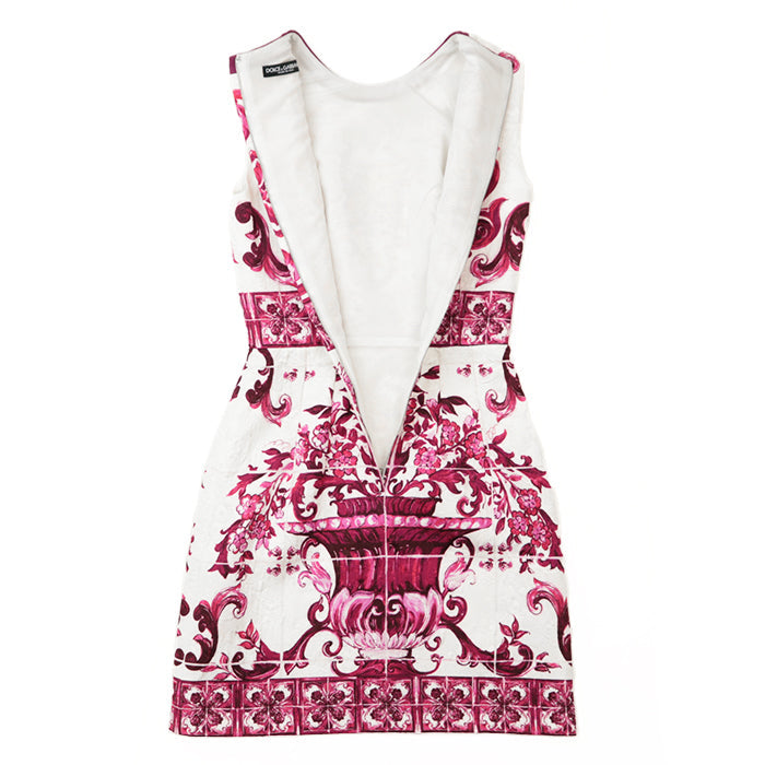 DOLCE&GABBANA one piece [Outer material] 67% cotton, 33% rayon [Lining] 91% silk, 9% elastane multicolor Women 36 Used Authentic