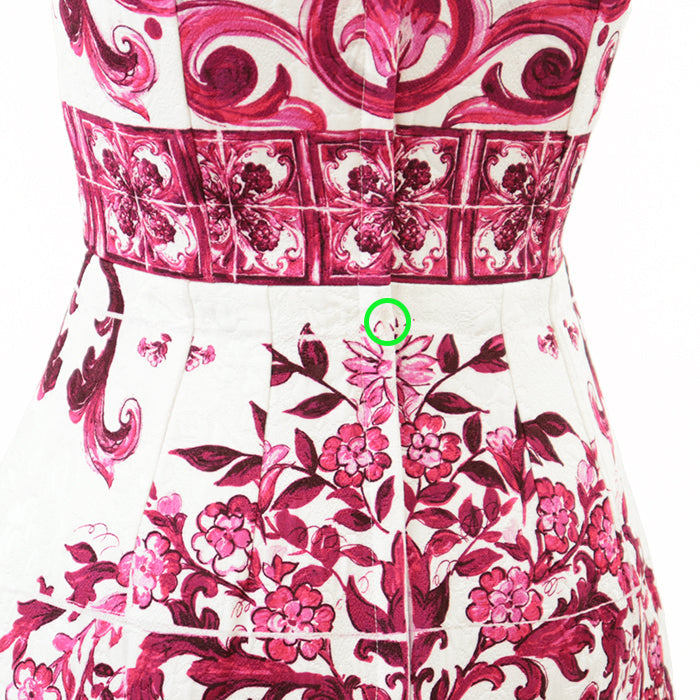 DOLCE&GABBANA one piece [Outer material] 67% cotton, 33% rayon [Lining] 91% silk, 9% elastane multicolor Women 36 Used Authentic