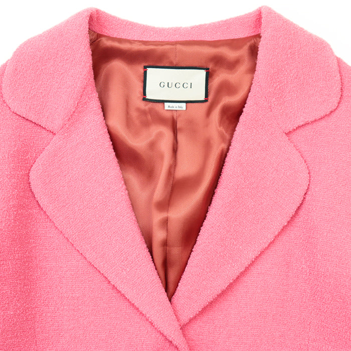 GUCCI Other outerwear [Outer material] 92% wool, 8% polyamide [Lining] 100% rayon pink 619267 ZAD82 36