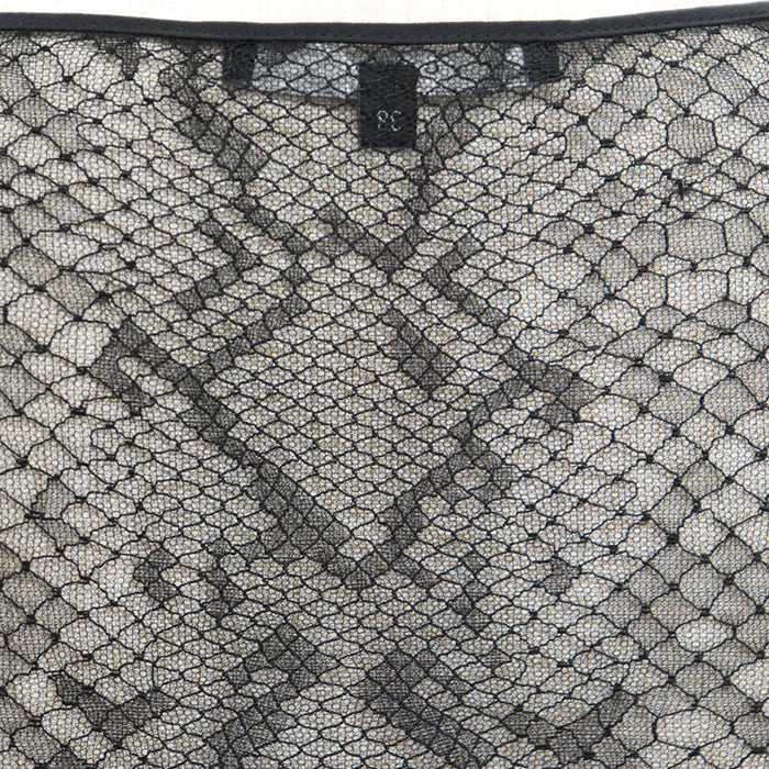 GUCCI one piece [Outer material] 100% silk, 67% rayon [Lining] 94% silk, 6% lycra [Leather part] Sheepskin black Women 38 Used Authentic