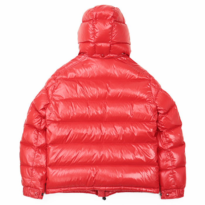 MONCLER Down jacket 100% nylon [Filling] 90% down, 10% feather Red MAYA mens 1 Used Authentic