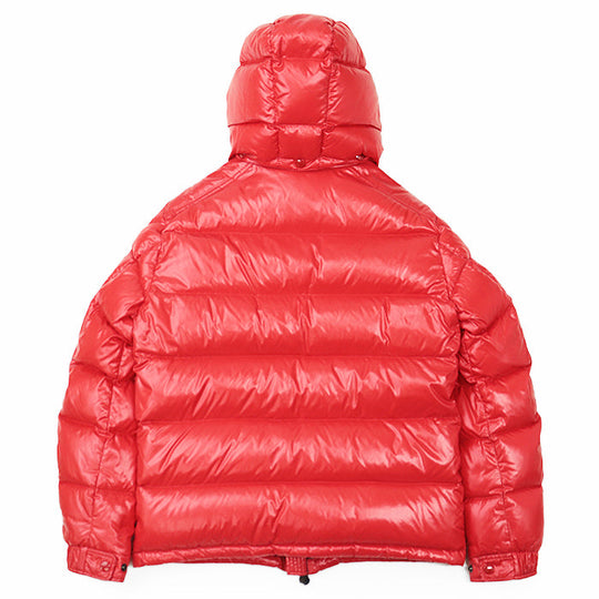 MONCLER Down jacket 100% nylon [Filling] 90% down, 10% feather Red MAYA mens 1 Used Authentic