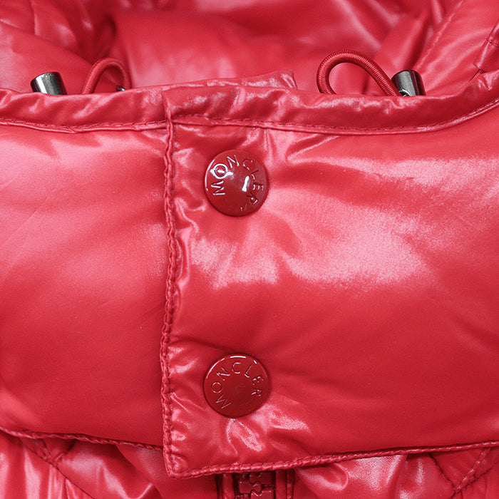 MONCLER Down jacket 100% nylon [Filling] 90% down, 10% feather Red MAYA mens 1 Used Authentic