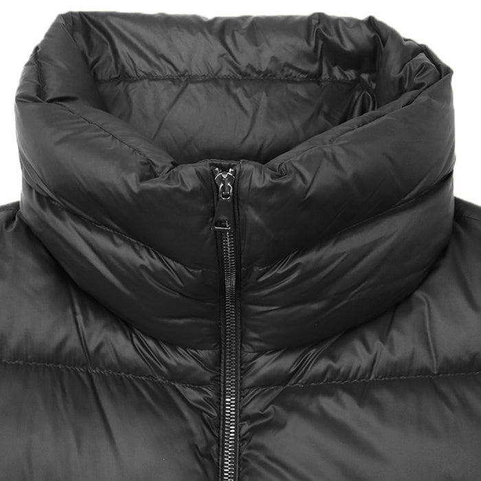 MONCLER Down jacket [Outer material] 100% nylon [Lining] 100% nylon [Filling] 90% down, 10% feather black Women 1 Used Authentic