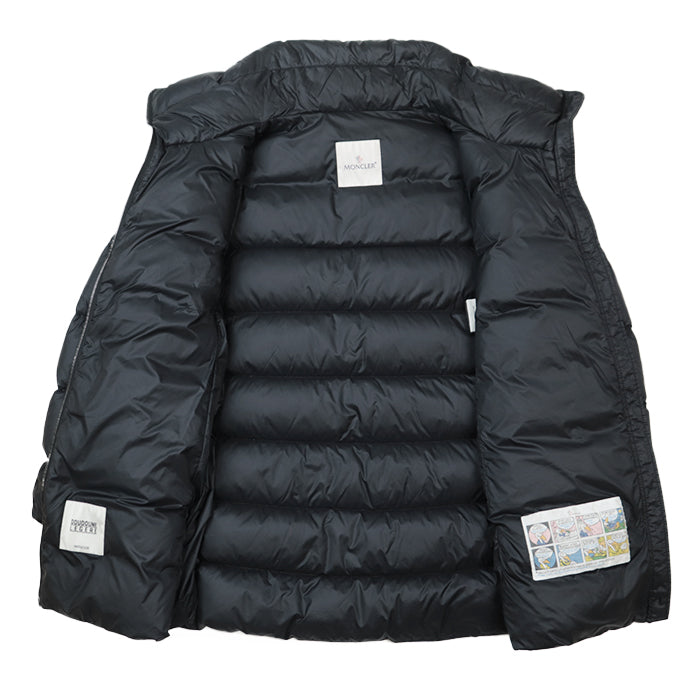 MONCLER Down jacket [Outer material] 100% nylon [Lining] 100% nylon [Filling] 90% down, 10% feather black Women 1 Used Authentic