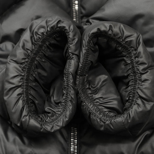 MONCLER Down jacket [Outer material] 100% nylon [Lining] 100% nylon [Filling] 90% down, 10% feather black Women 1 Used Authentic