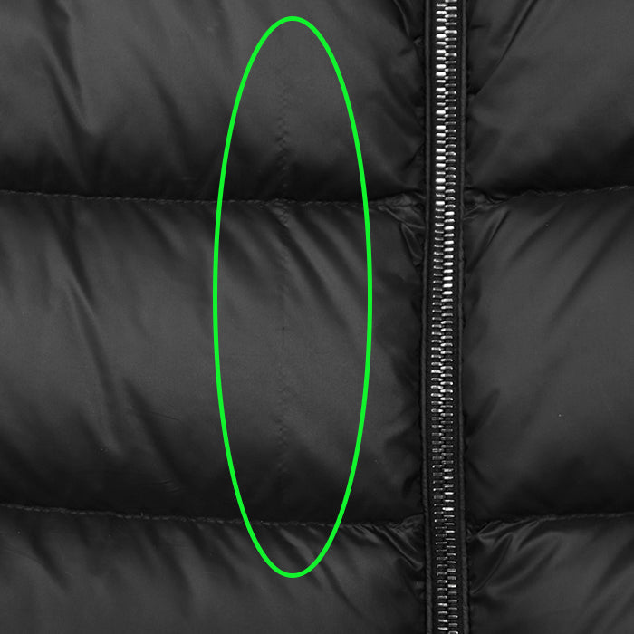 MONCLER Down jacket [Outer material] 100% nylon [Lining] 100% nylon [Filling] 90% down, 10% feather black Women 1 Used Authentic
