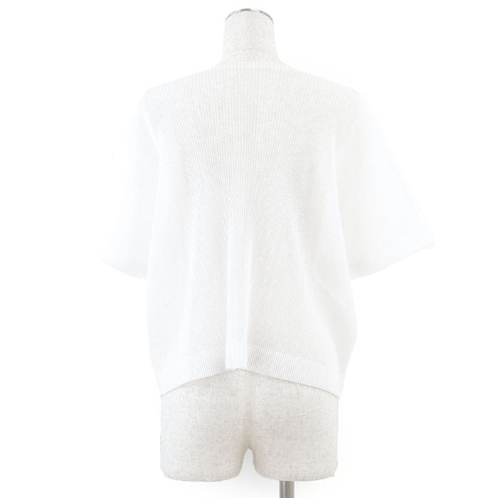 PLEATS PLEASE Cut Polyester (Unknown as the tag is missing) white Women The size is unknown because the tag has been cut off Used Authentic