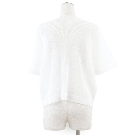 PLEATS PLEASE Cut Polyester (Unknown as the tag is missing) white Women The size is unknown because the tag has been cut off Used Authentic