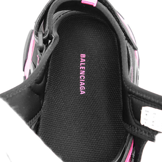BALENCIAGA Sandals 617543 fabric% Black, Pink Women 36 Used Authentic