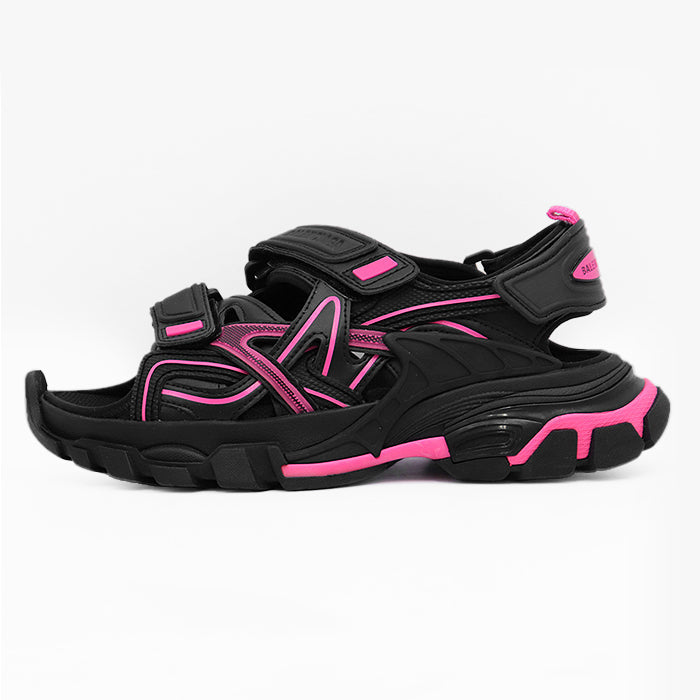 BALENCIAGA Sandals 617543 fabric% Black, Pink Women 36 Used Authentic