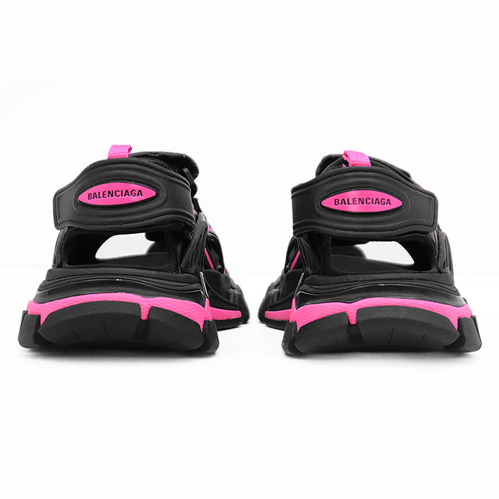 BALENCIAGA Sandals 617543 fabric% Black, Pink Women 36 Used Authentic