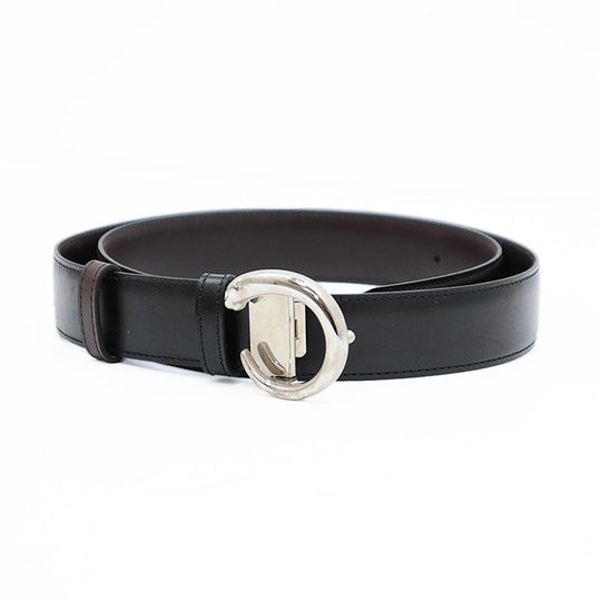 CARTIER belt Cowhide black
