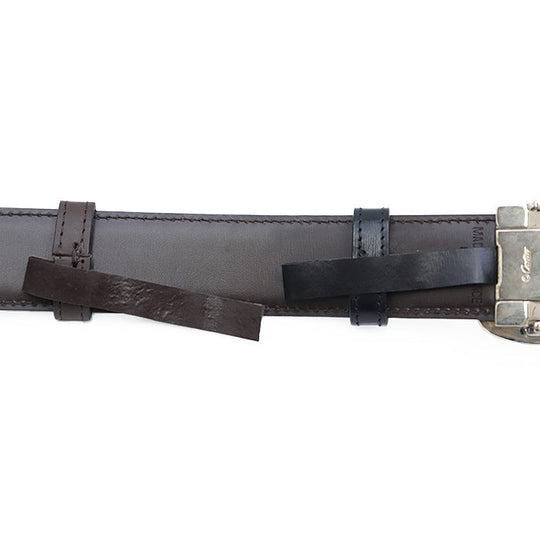 CARTIER belt Cowhide black