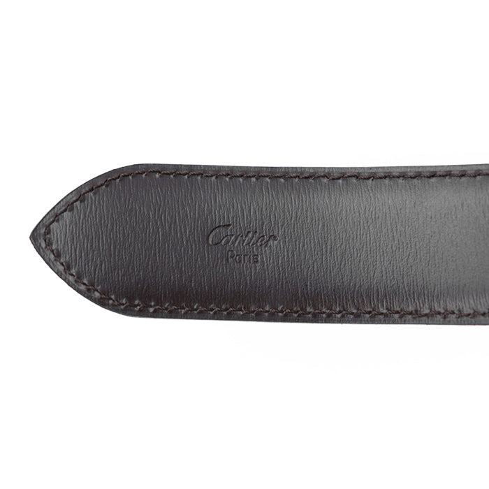 CARTIER belt Cowhide black