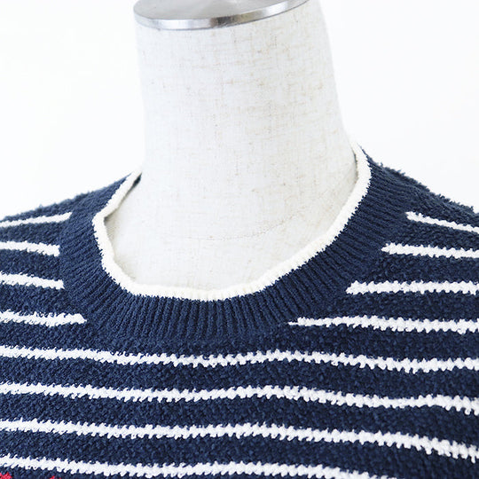 Miu Miu one piece 65% cotton, 35% polyamide Navy, White MMA769 S231 119T Women 38 Used Authentic