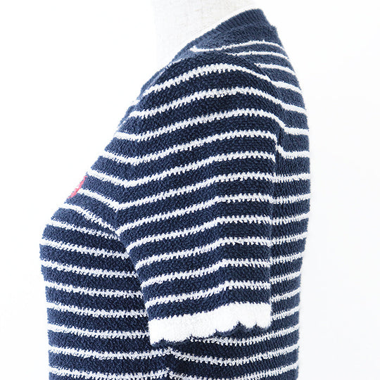 Miu Miu one piece 65% cotton, 35% polyamide Navy, White MMA769 S231 119T Women 38 Used Authentic