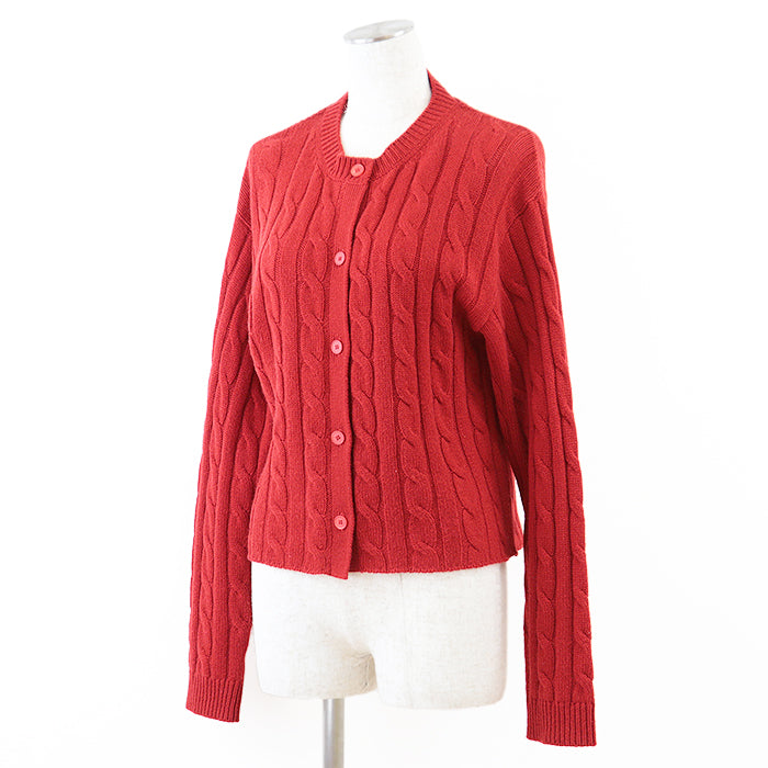 Miu Miu knit cashmere Red Women 40 Used Authentic