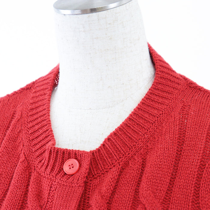 Miu Miu knit cashmere Red Women 40 Used Authentic