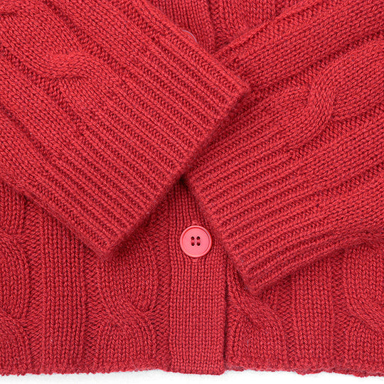 Miu Miu knit cashmere Red Women 40 Used Authentic
