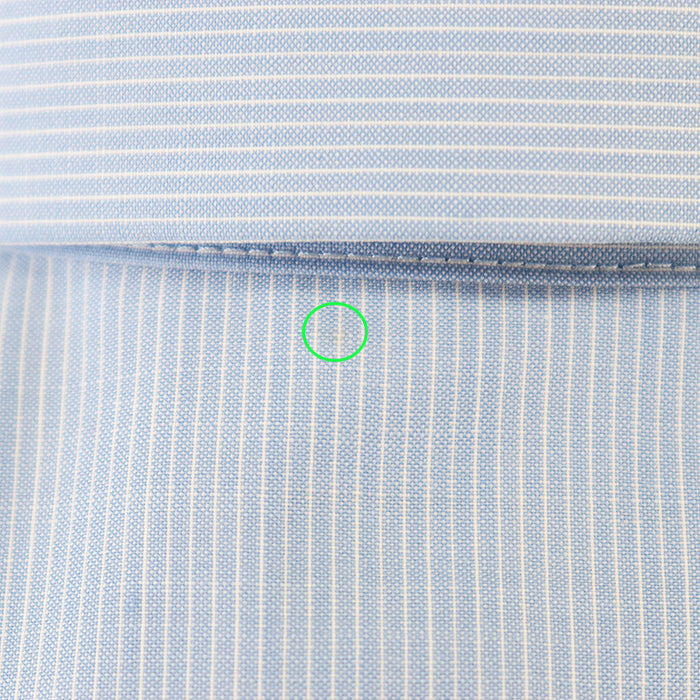 FENDI Short sleeve shirt wool Light blue, white FS1076 AN04
