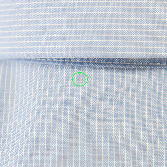 FENDI Short sleeve shirt wool Light blue, white FS1076 AN04