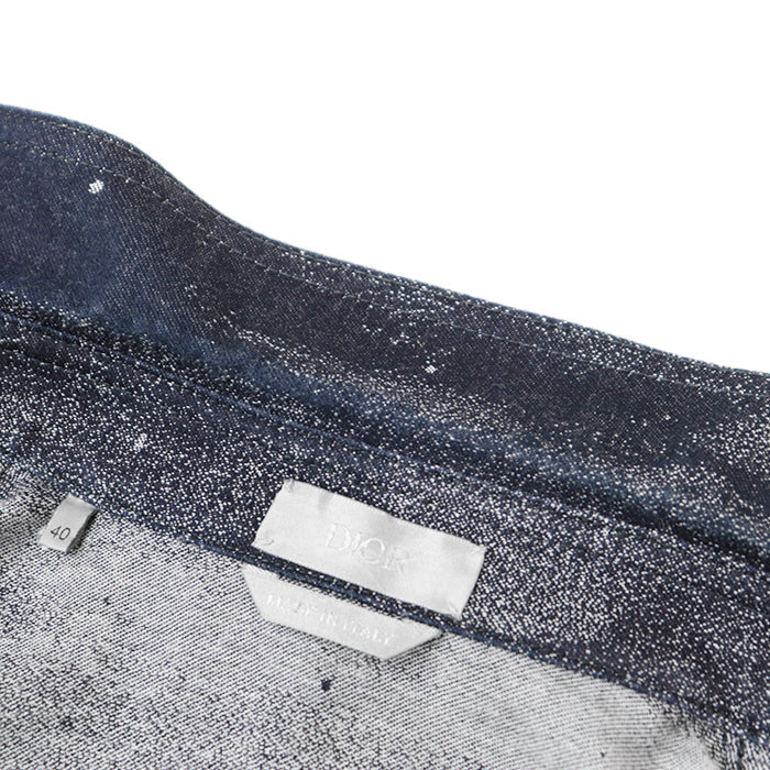 Dior Long sleeve shirt 043D584F5338 cotton Dark indigo 40