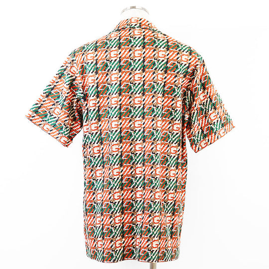 GUCCI Short sleeve shirt 623168 cotton 100% multicolor mens 46 Used Authentic